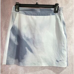 Nike Gray & White Golf Skirt Tour Performance